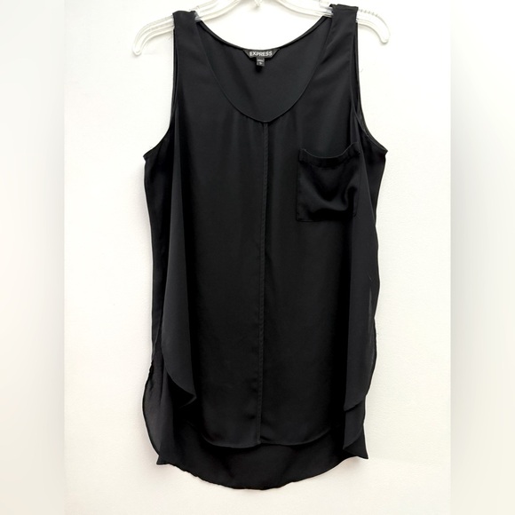 Express Black Sleeveless Tunic - Picture 1 of 3